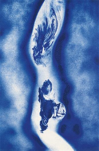 YVES KLEIN (after) Three color lithographs